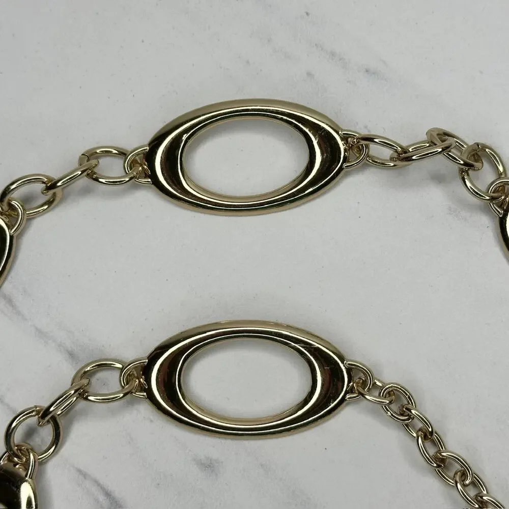 Fossil Gold Chain Belt Oval Link Extra Large/2X (XL/2X) ✨